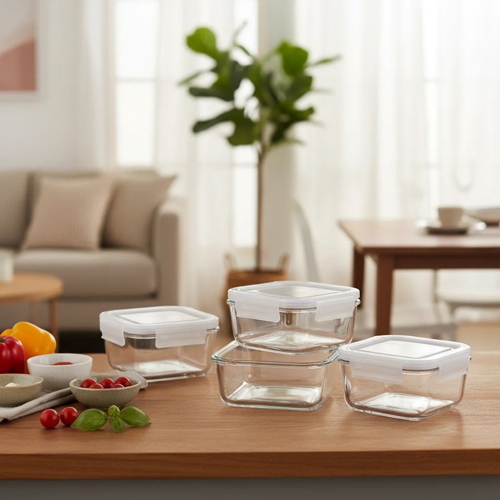 Maximize Kitchen Freshness with Durable 3 Cup Glass Food Storage Containers
