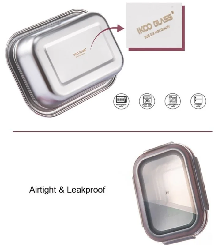 Airtight Stainless Steel Food Storage Container China Suppliers and Factory