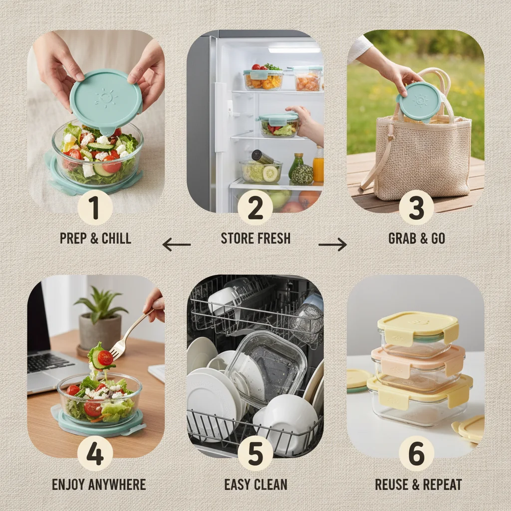 Upgrade Your Kitchen with Cute Glass Food Storage Containers