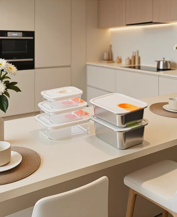 glass airtight food storage containers