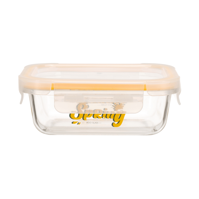 IKOO Glass Food Storage Containers with Airtight Snap Locking Lids