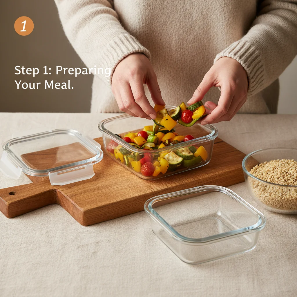 Optimize Your Kitchen with Durable 4 Cup Glass Food Storage Containers