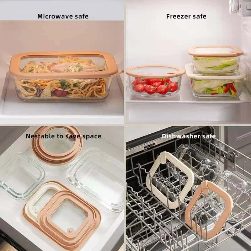 Freezer to Oven Safe Best Borosilicate Glass Food Storage Containers