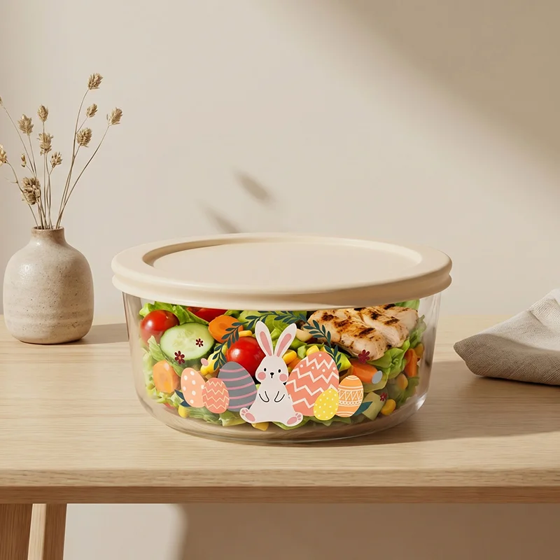 IKOO Bulk Buy Glass Food Storage Containers with Lids