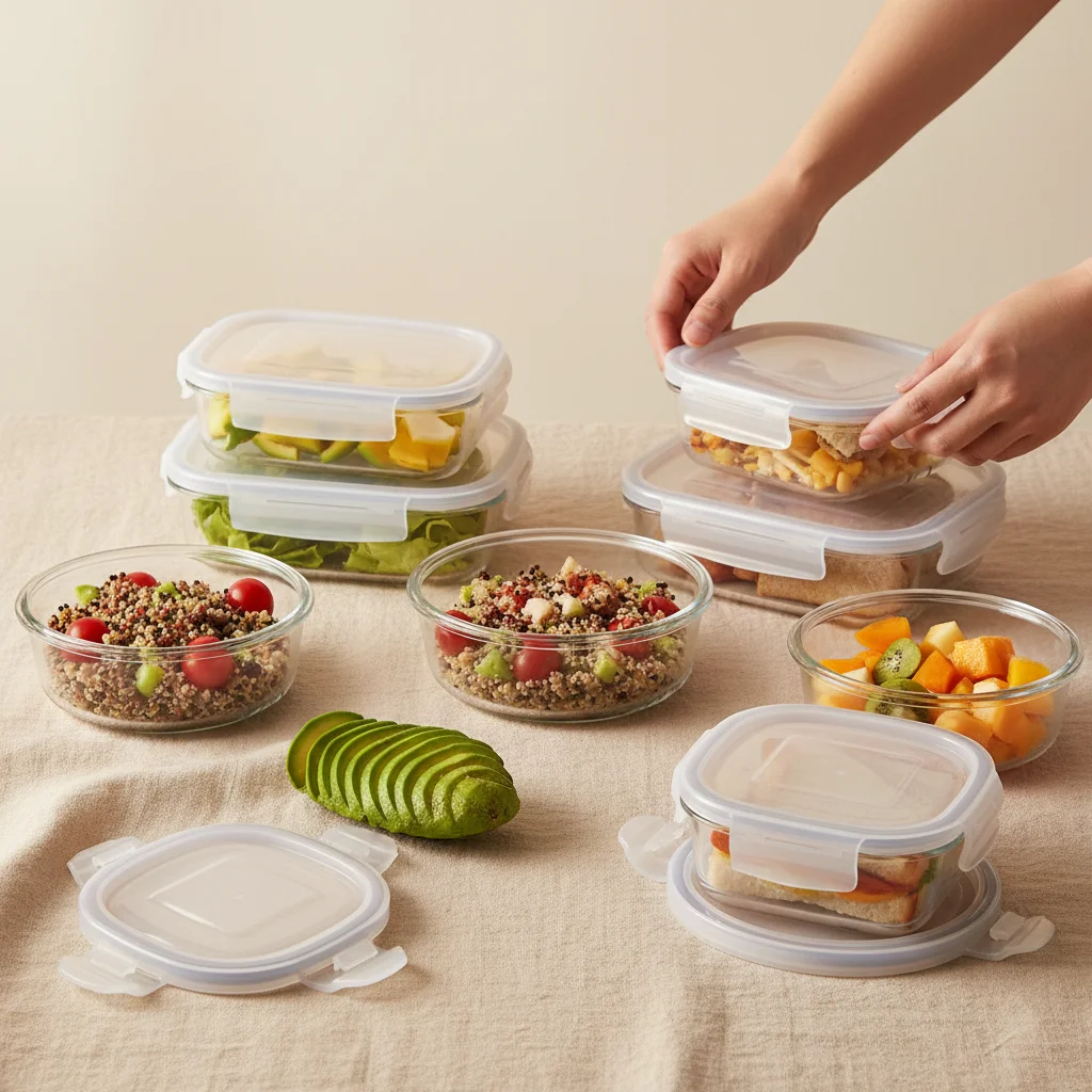 IKOOGlass Airtight Food Storage Containers For Freshness And Health
