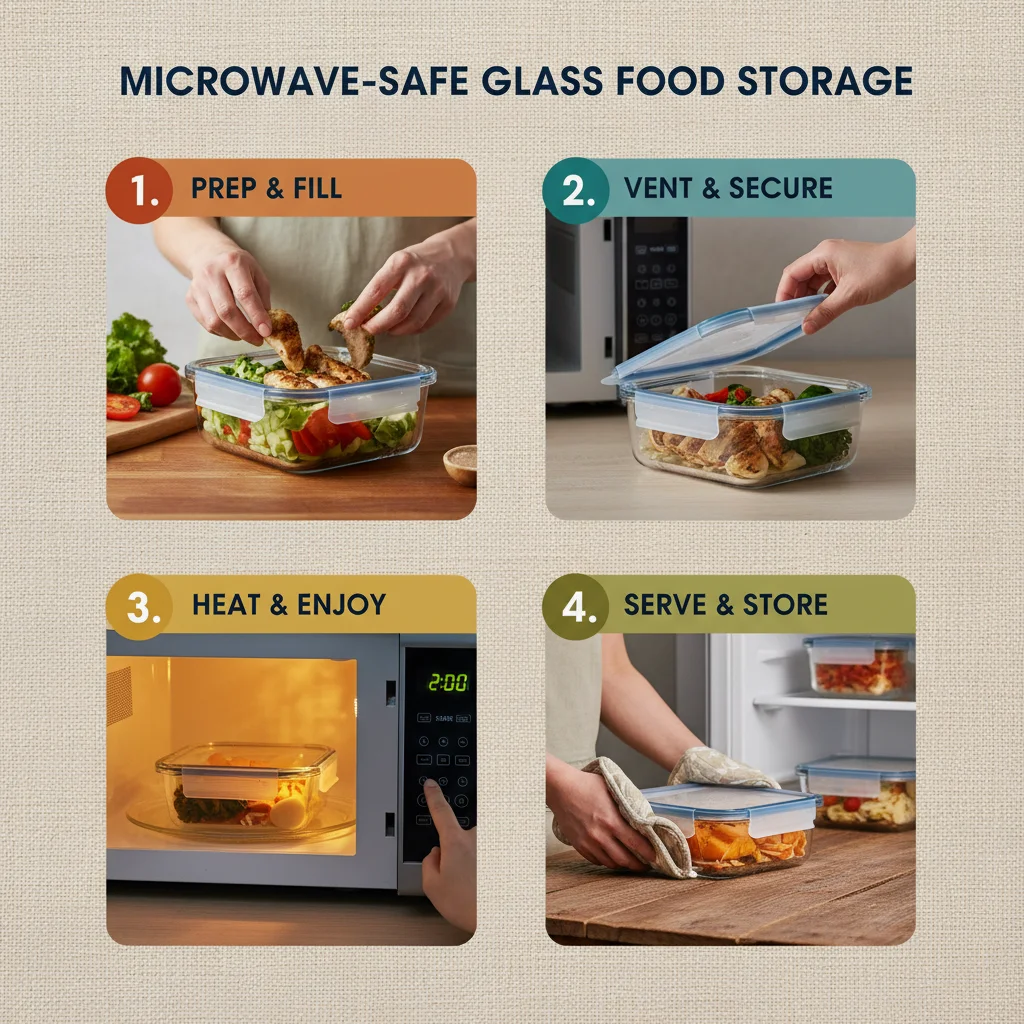 Choose Microwave Safe Glass Food Storage Containers for Healthy Living