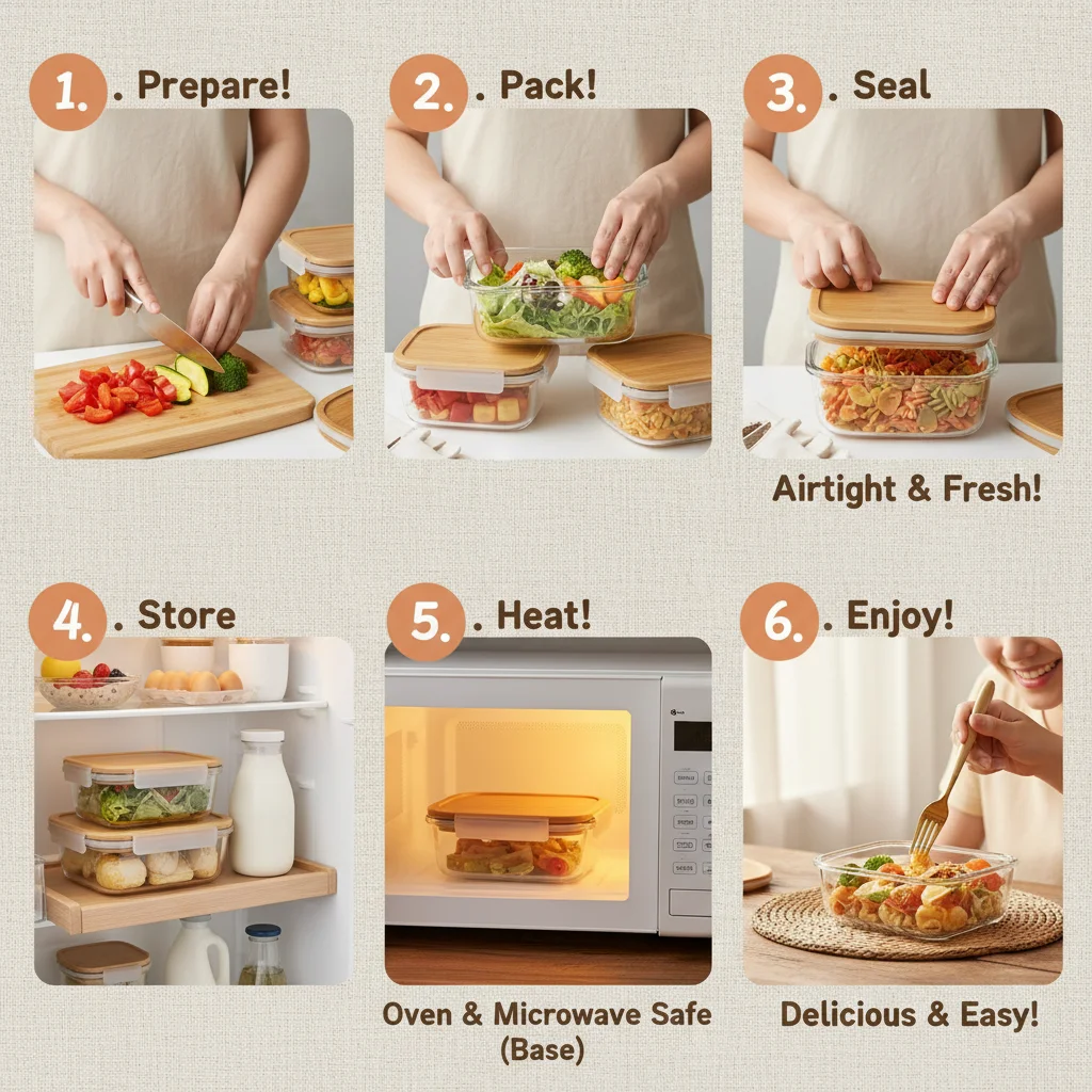 Benefits and Style of Using Cute Glass Food Storage Containers