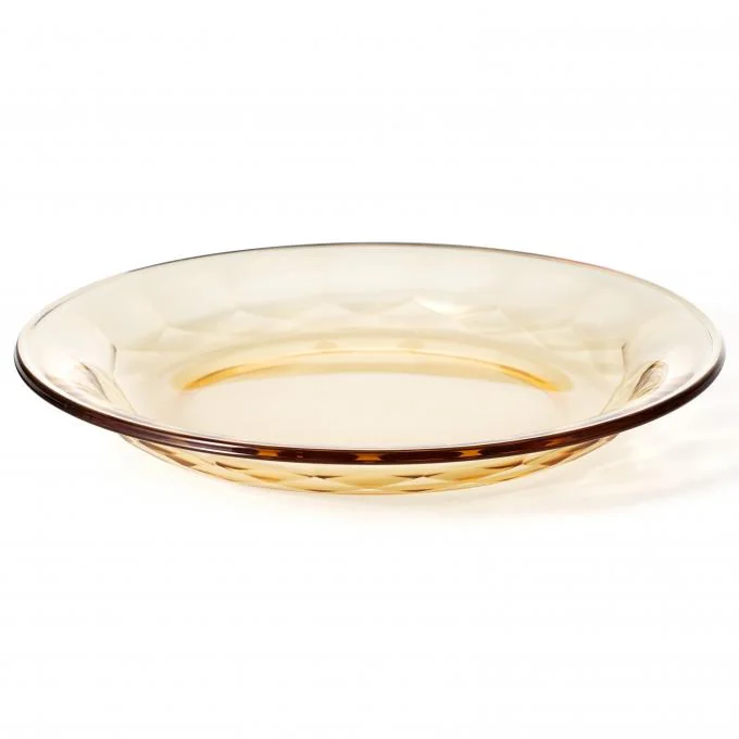 Amber Color Glass Tableware Set Made of High Borosilicate Glass BPA-Free & Eco-Friendly for Food and Beverage Serving 0