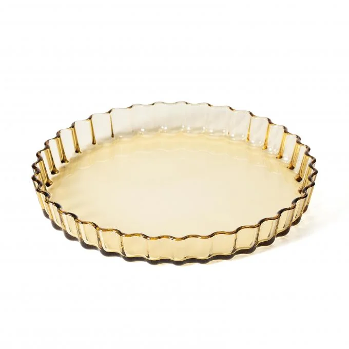 Amber Color High Borosilicate Glass Baking Dish Oven Safe Microwave and Dishwasher Safe Bakeware 0
