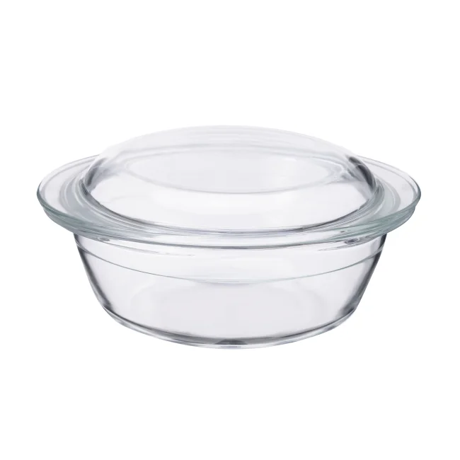 Borosilicate Glass Casserole Dish -40°C to 560°C Heat Resistant 0