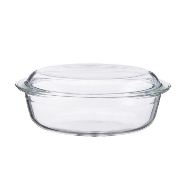 Borosilicate Glass Casserole Dish -40°C to 560°C Heat Resistant
