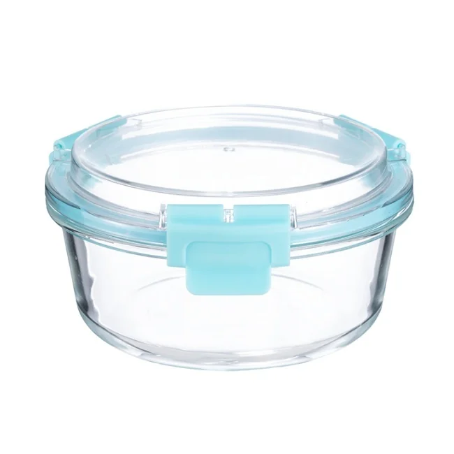 Borosilicate Glass Food Container 1050ml with Snap Lock Lid 2