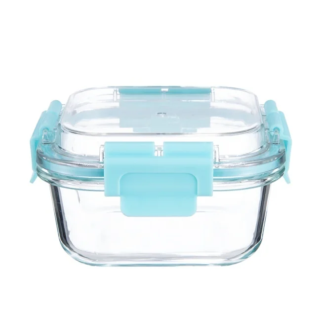 Borosilicate Glass Food Container 1050ml with Snap Lock Lid 1