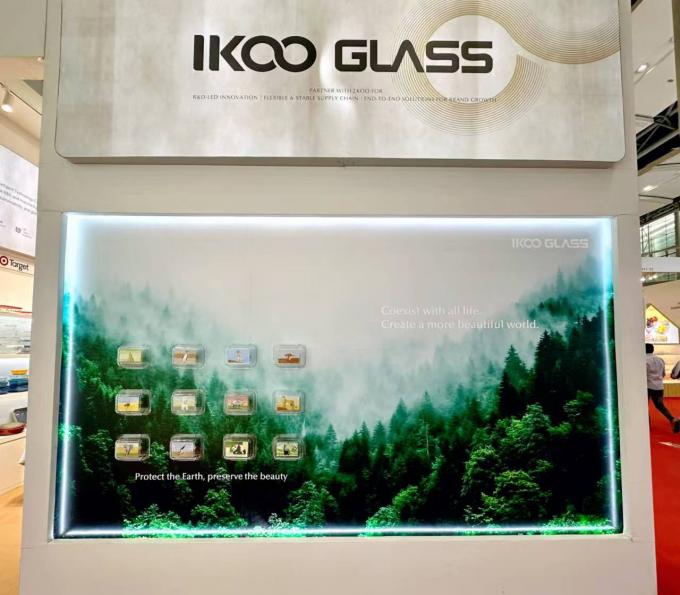 latest company news about Day 1 at the Canton Fair — our IKOO GLASS booth has been buzzing since morning!  2