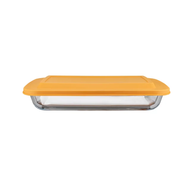 High Borosilicate Glass Baking Dish with BPA-Free PP Lid 1