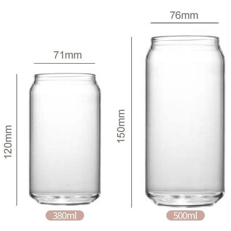 High Borosilicate Glass Cup with Silicone Lid and Glass Straw
