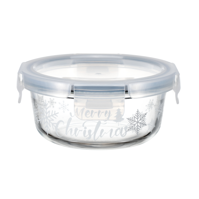 IKOO Decorative Meal Prep Food Container Set with Snap Airtight Lid