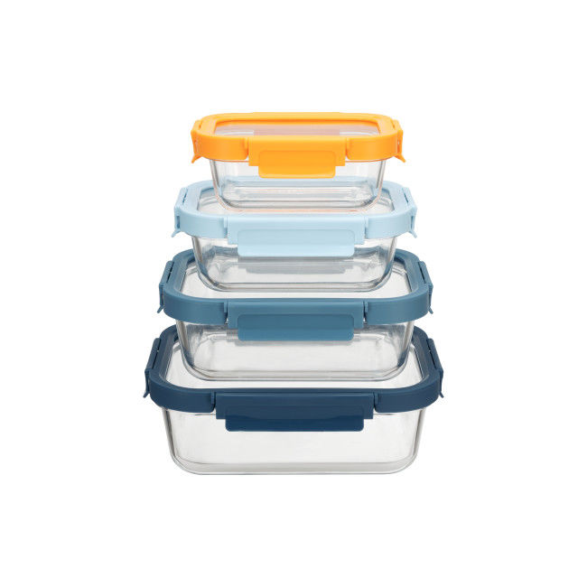 High Borosilicate Glass Food Storage Container with Fresh Keeping Thermal Shock Resistant