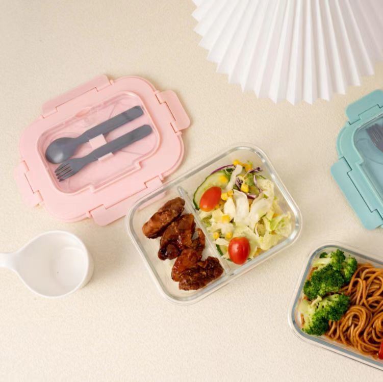 High Borosilicate Glass Fresh Keeping Box with BPA-Free PP Lid