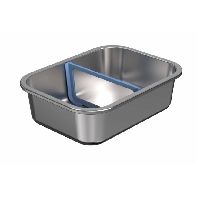 IKOO OEM 316 stainless steel food container with Divider and Glass Lid