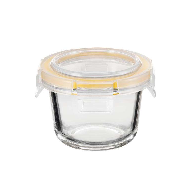 IKOO Leak Proof Glass Baby Food Container with Lids