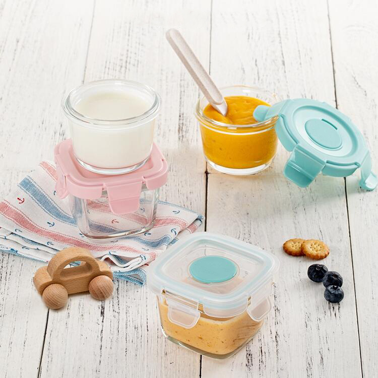 IKOO Good Grips Smart Seal Leakproof Mini Glass Airtight Container Set