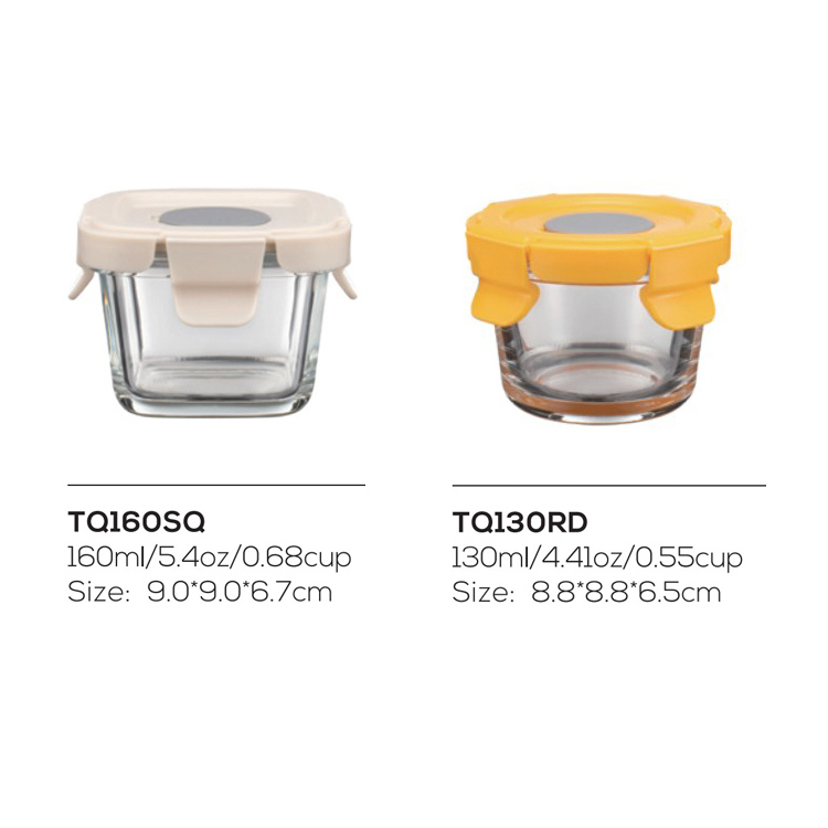 IKOO Good Grips Smart Seal Leakproof Mini Glass Airtight Container Set