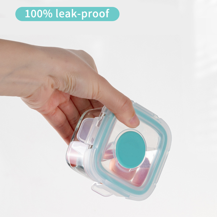 IKOO Good Grips Smart Seal Leakproof Mini Glass Airtight Container Set