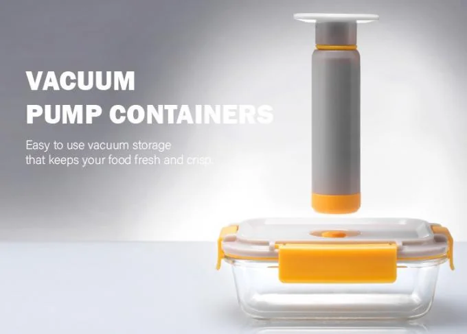 IKOO 370ml 640ml 1505ml Vacuum Glass Food Container -40℃ to 560℃ 0