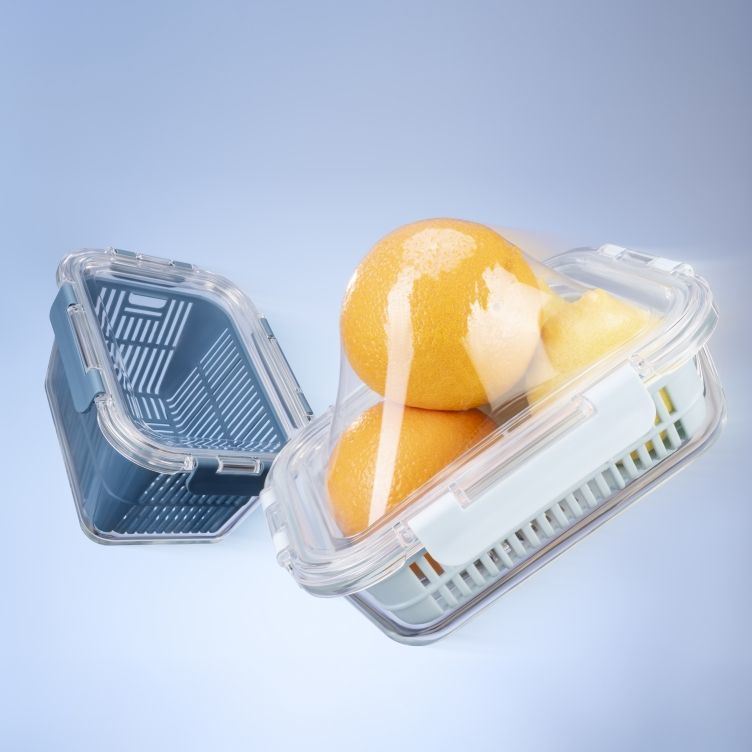 IKOO Airtight Leak-proof BPA-free Glass Food Container with Silicone Lid for Safe Food Storage