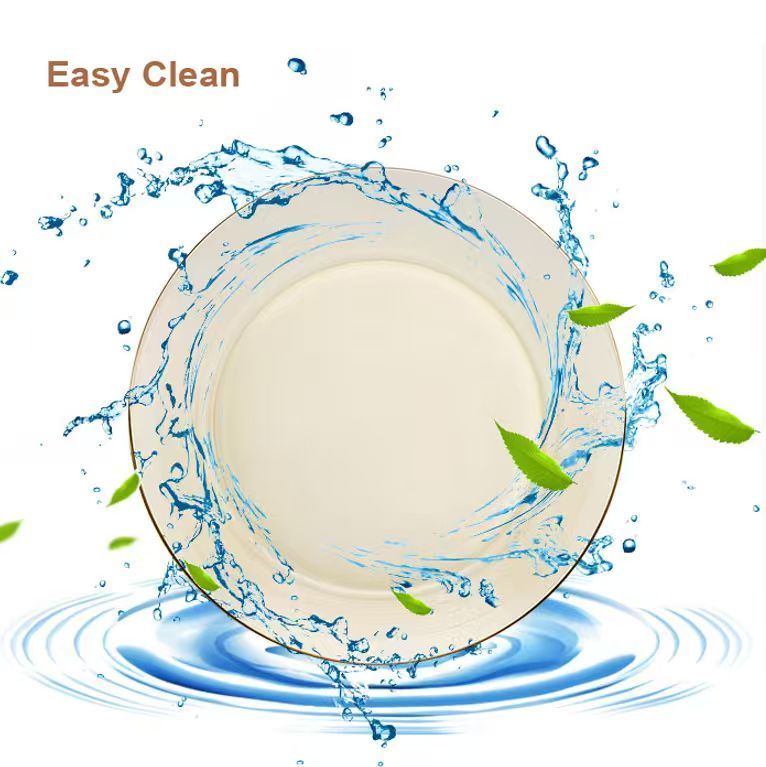 IKOO Round Amber Color High Borosilicate Glass Casserole Dish with Lid