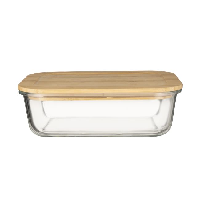 BPA Free Glass Meal Prep Food Storage Containers with Bamboo Lid