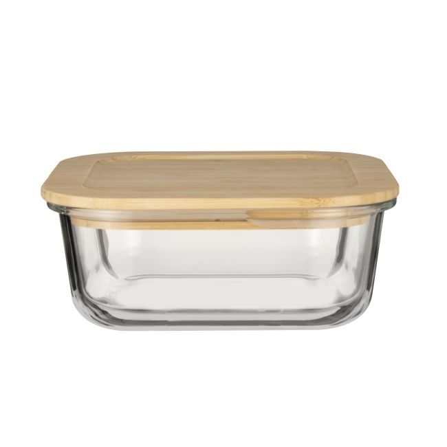 BPA Free Glass Meal Prep Food Storage Containers with Bamboo Lid