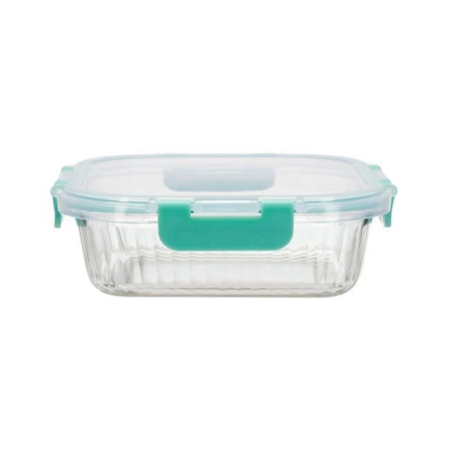 IKOO Borosilicate Glass Food Container with Airtight Cool Lock Lid