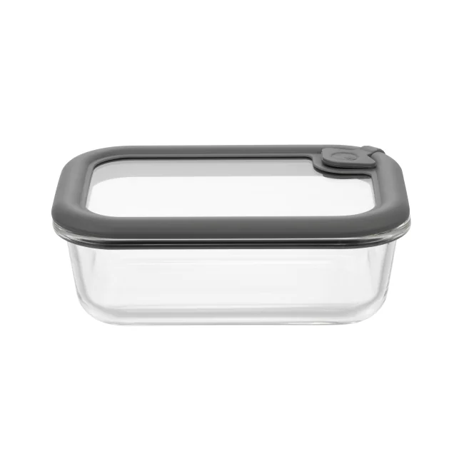 IKOO Borosilicate Glass Food Container with Vented Glass Lid 1