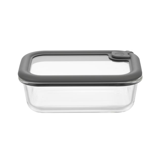IKOO Borosilicate Glass Food Container with Vented Glass Lid