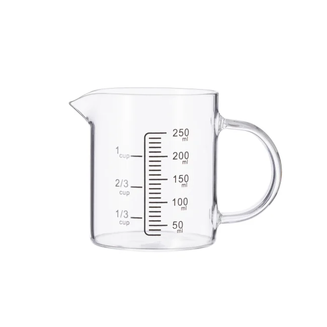 IKOO Borosilicate Glass Measuring Cup 250ml 500ml 1000ml Food Grade 0