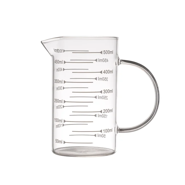 IKOO Borosilicate Glass Measuring Cup 250ml 500ml 1000ml Food Grade 1
