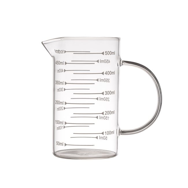 IKOO Borosilicate Glass Measuring Cup 250ml 500ml 1000ml Food Grade