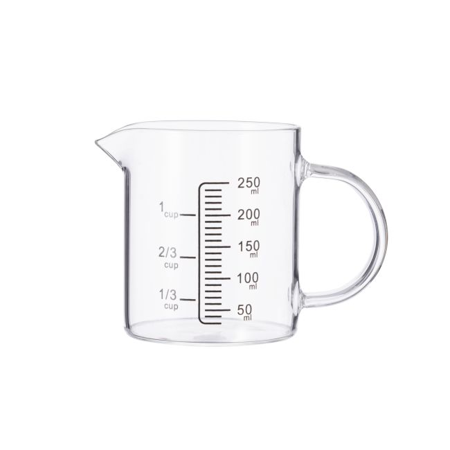 IKOO Borosilicate Glass Measuring Cup 250ml 500ml 1000ml Food Grade