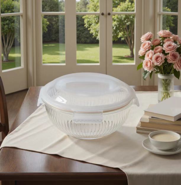 IKOO 5pc Glass Bowls with BPA-Free Lids Set Suppliers