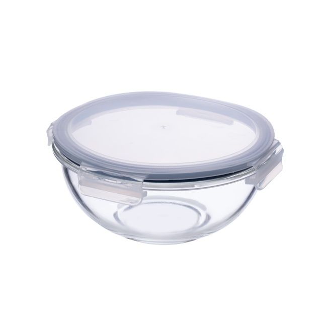 IKOO Borosilicate Glass Mixing Bowl with PP Lid 180ml to 3500ml