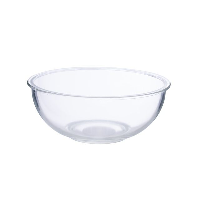 IKOO Borosilicate Glass Mixing Bowl with PP Lid 180ml to 3500ml