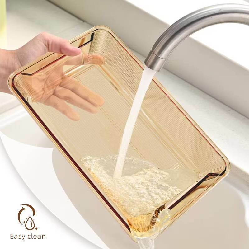 IKOO Durable Borosilicate Glass Baking Tray Oven Microwave Dishwasher Safe