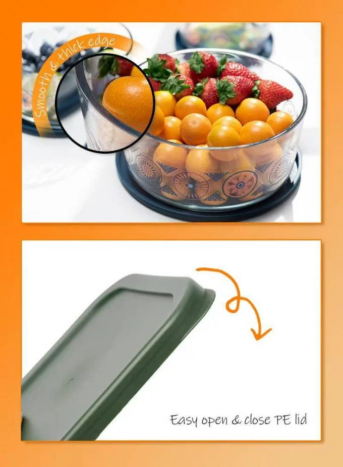 IKOO Freezer Safe Custom Glass Food Container with Christmas Design and Customizable Options 1