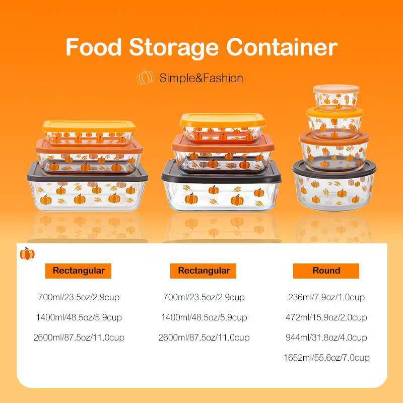 IKOO Wholesale Glass Meal Prep Containers With BPA-Free Lids