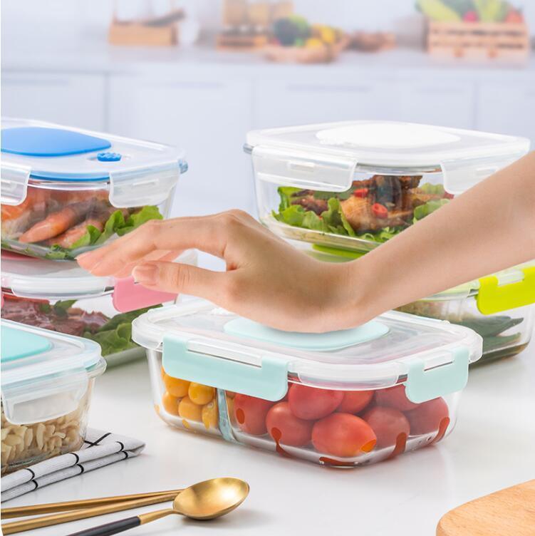 IKOO High Borosilicate Glass Airtight BPA-Free Vacuum Glass Storage Container