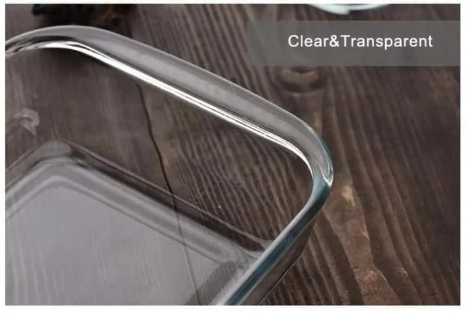 IKOO High Borosilicate Glass Baking Dish – 560℃ Heat Resistant & Dishwasher Safe Oven Safe Glass Pan 2