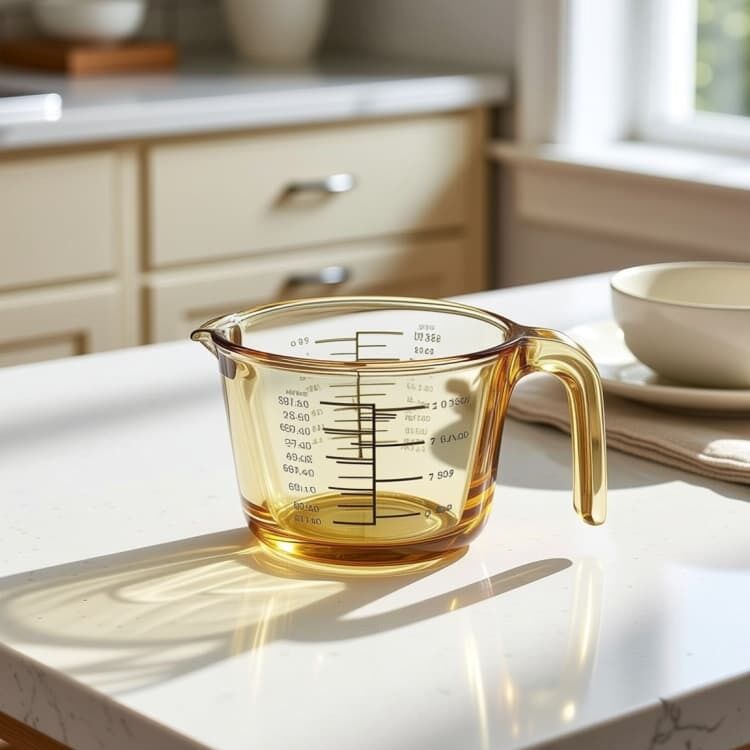 IKOO Glass Measuring Cups with Insulated handle and V-Shaped Spout