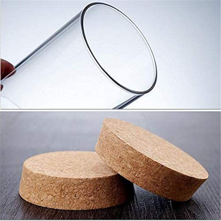 IKOO High Borosilicate Glass Storage Jar with Airtight Cork Lid